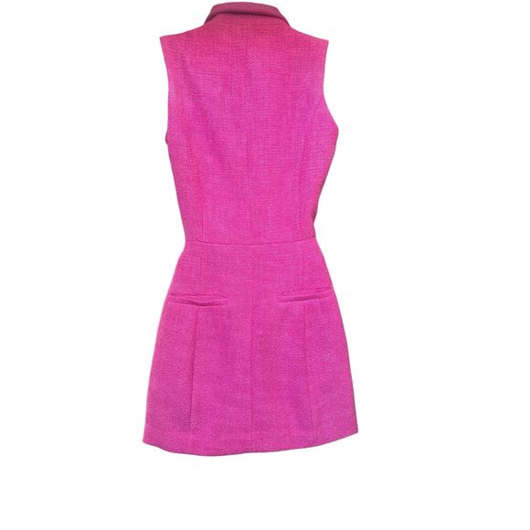 Hot Pink Sleeveless Blazer Vest & Skort Set – Central Park West New York – XS - Picture 8 of 15